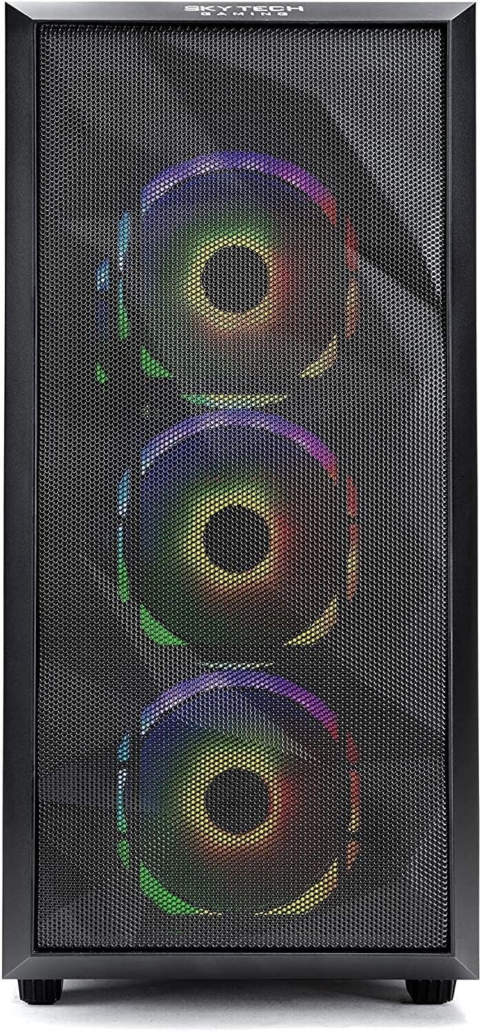 Skytech Chronos Gaming PC Desktop – Intel Core i5 12400F 2.5 GHz, Intel Arc A750, 1TB NVME Gen4 SSD, 16GB DDR4 RAM 3200, 650W Gold PSU, 11AC Wi-Fi, Windows 11 Home 64-bit
