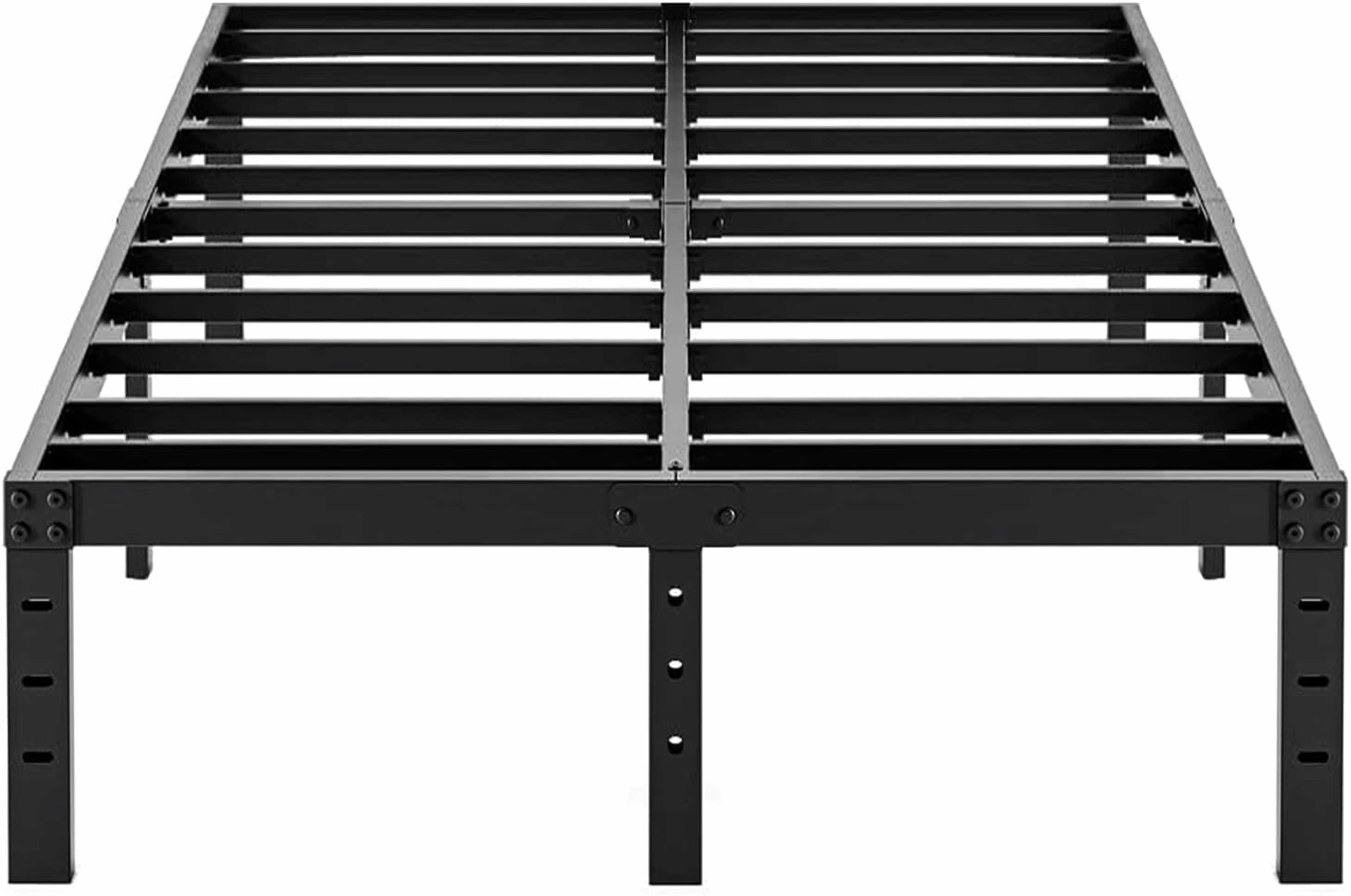 Popular Artimorany Queen-Bed-Frame  18 Inches Tall Heavy Duty Metal 3000lbs Steel Slats Support for Mattress  No Box Spring Needed  Easy Assembly  Noise Free  Black