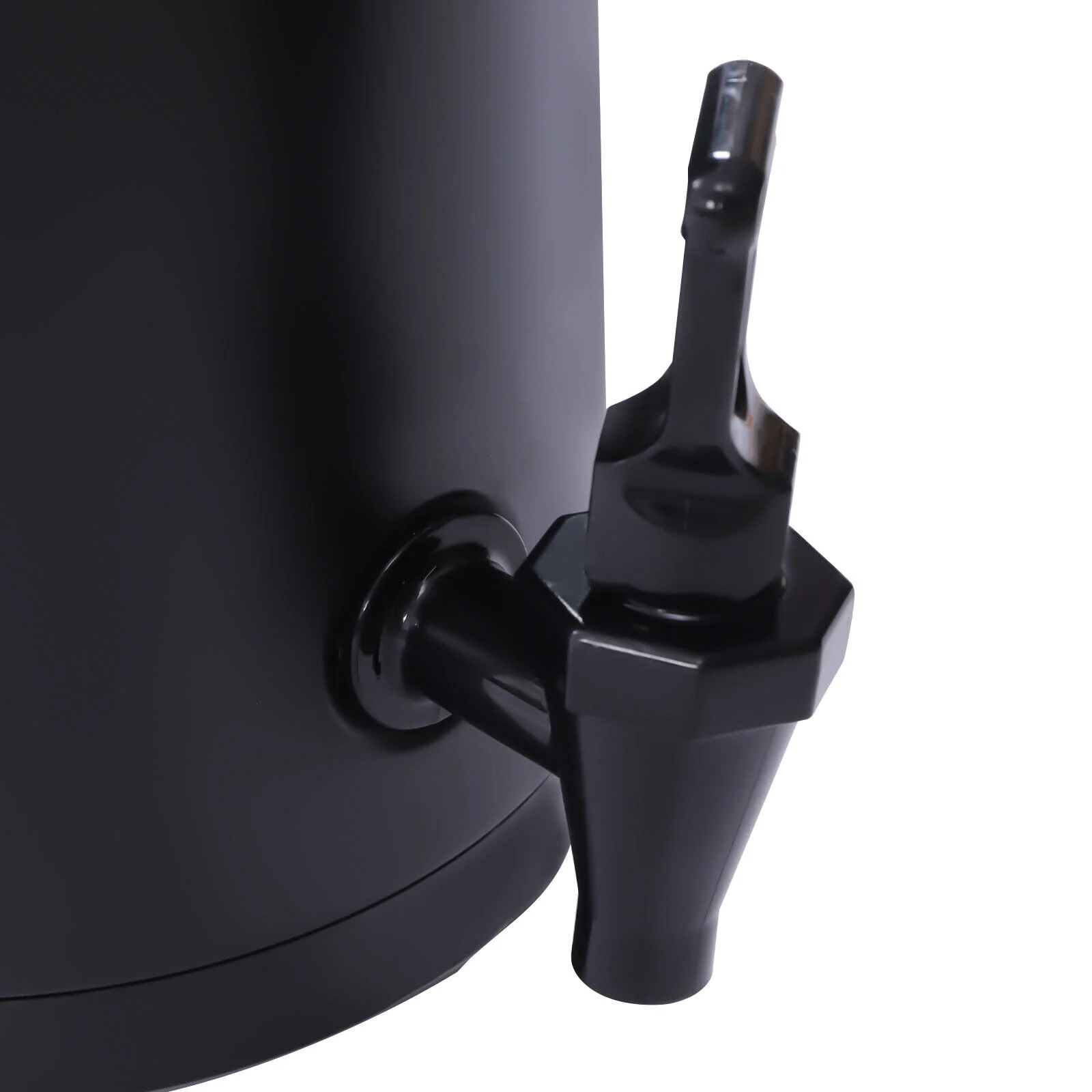 2.64 Gallon Black Insulated Hot Cold Catering Beverage Drink Dispenser Coffee