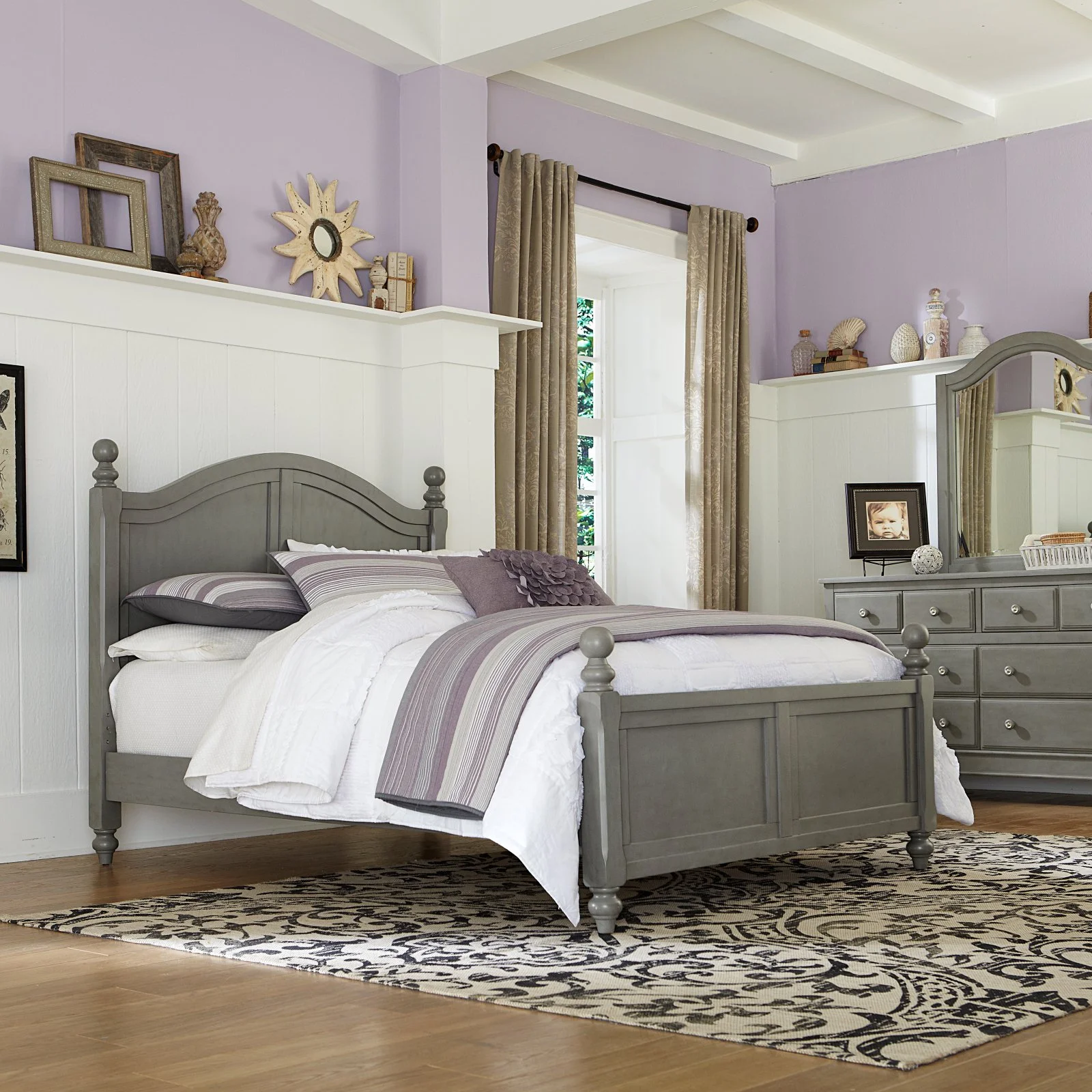 NE Kids Lake House Payton Twin Arch Bed in White