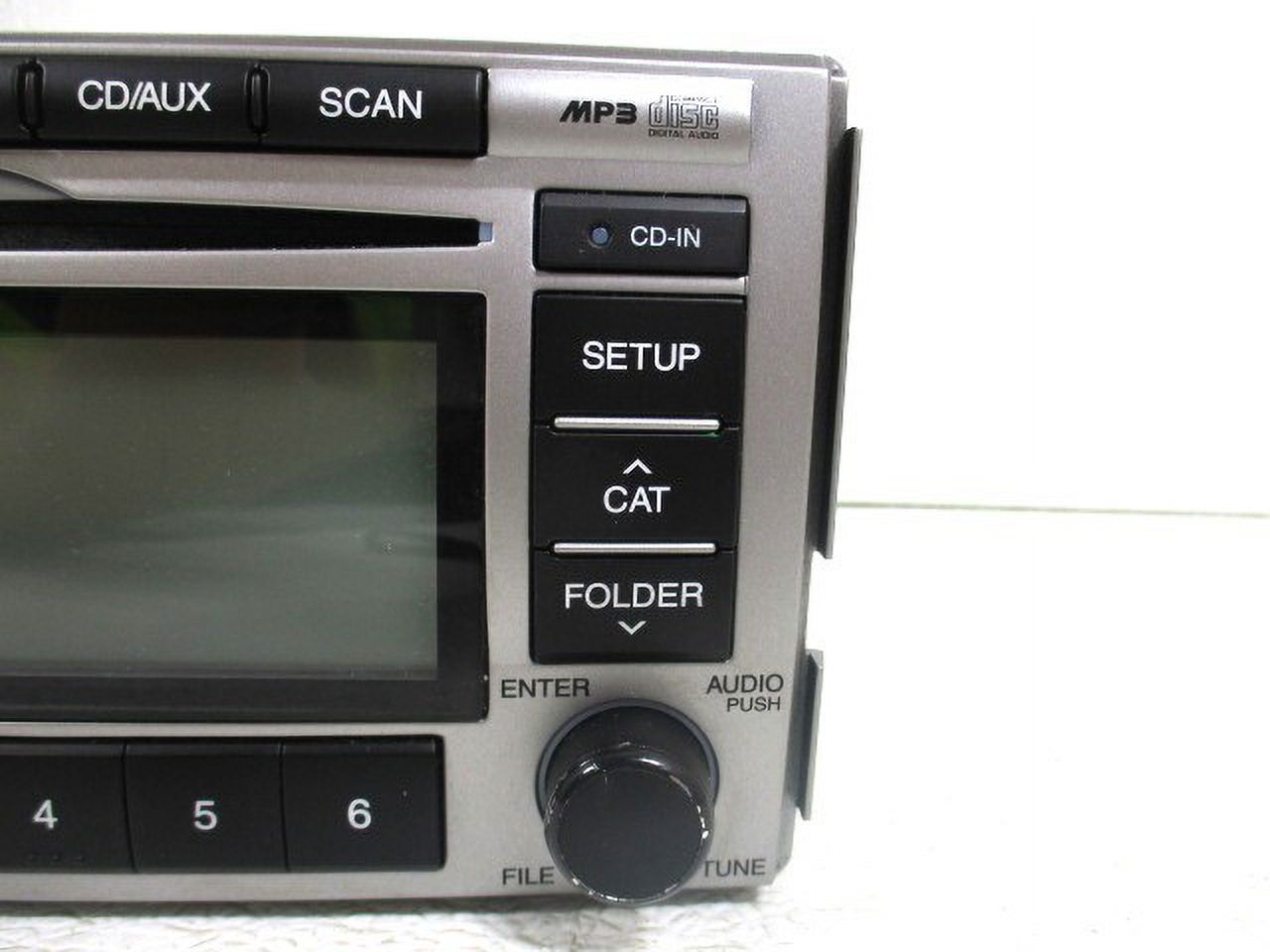 Pre-Owned 10 11 12 Hyundai Santa Fe MP3 CD Bluetooth Satellite Radio Receiver OEM LKQ (Good)