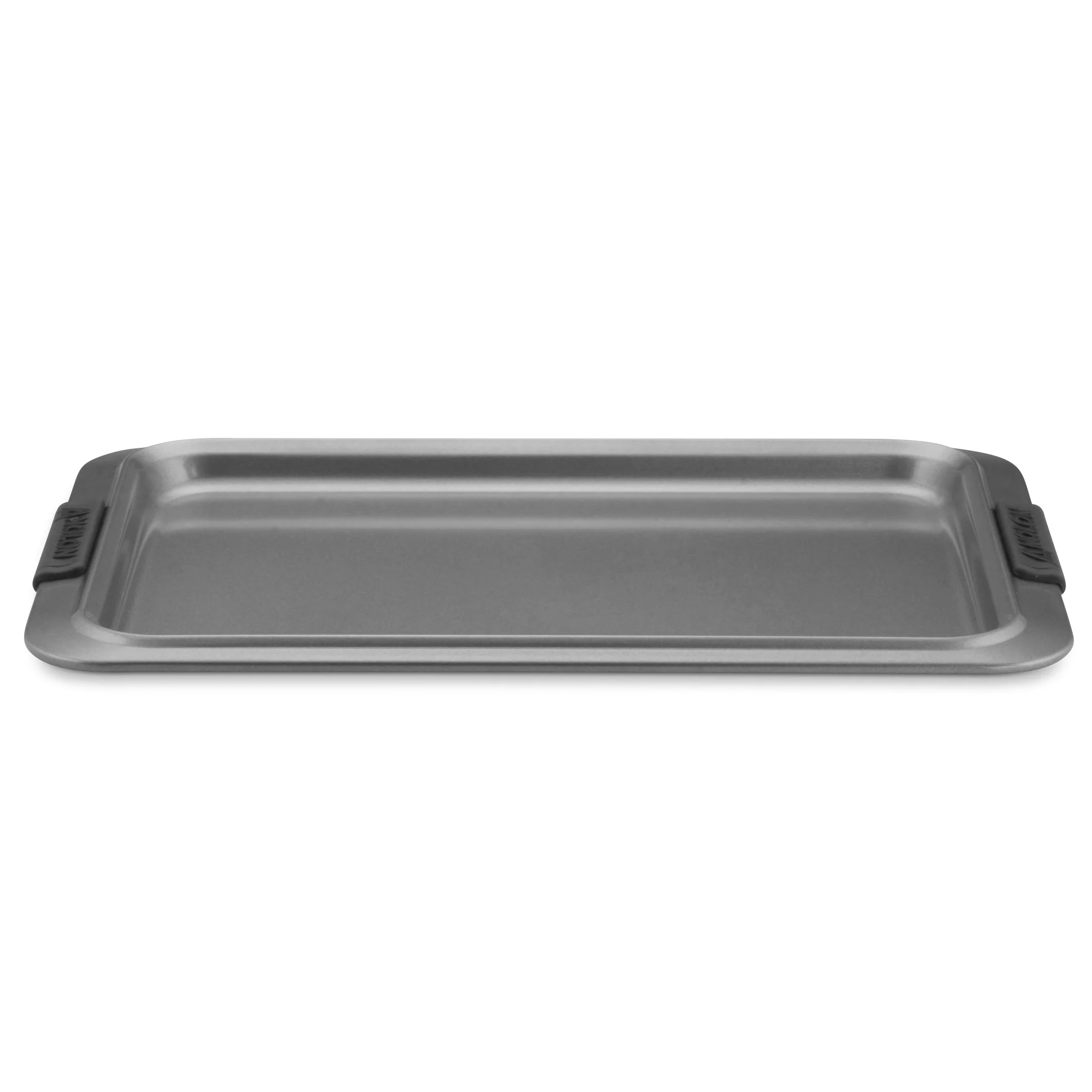 Anolon Advanced Bakeware Nonstick Cookie Sheet, 11-Inch x 17-Inch, Gray with Silicone Grips