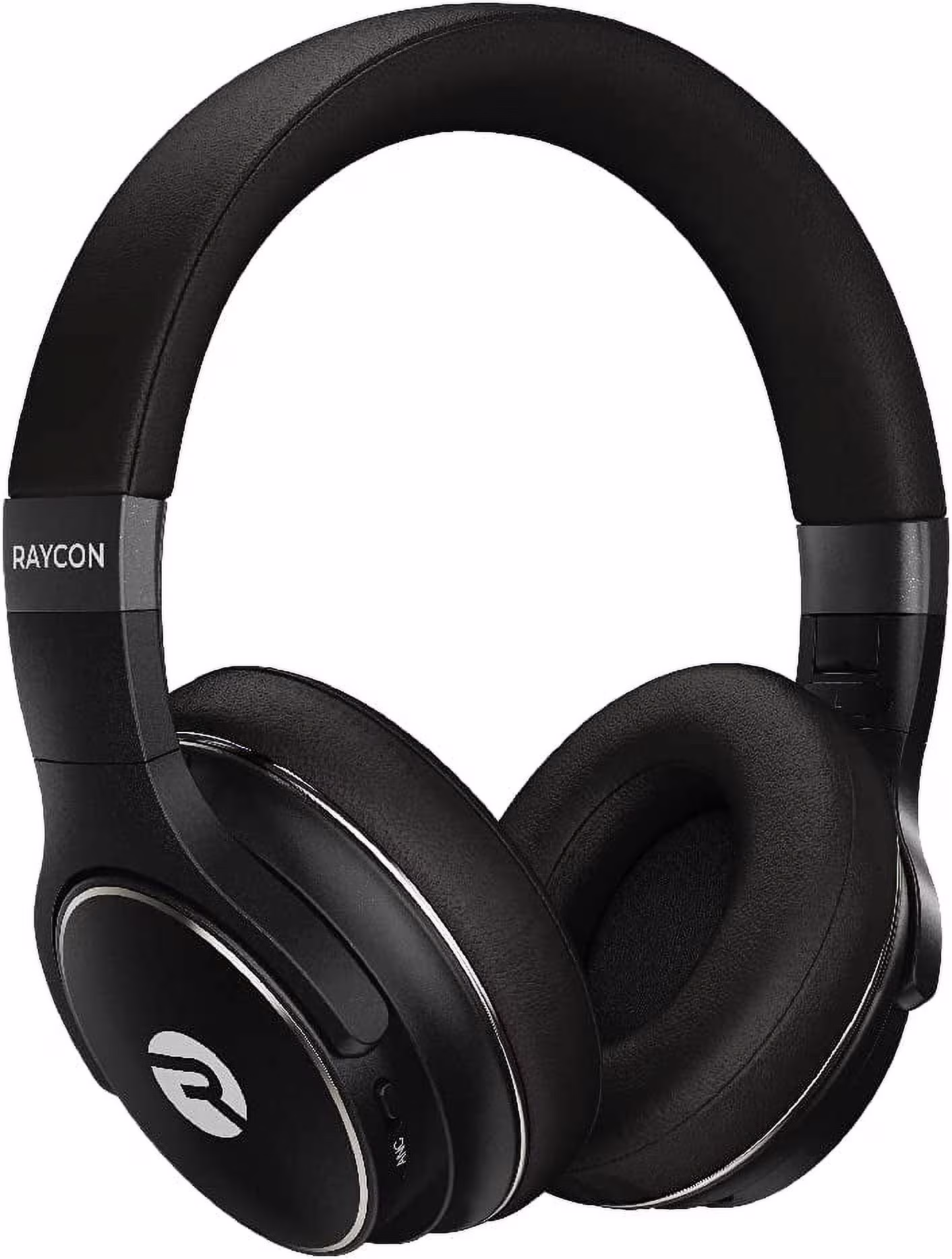 Raycon the Everyday Over-Ear Headphones, bluetooth and wireless with built-in Mic - Carbon Black