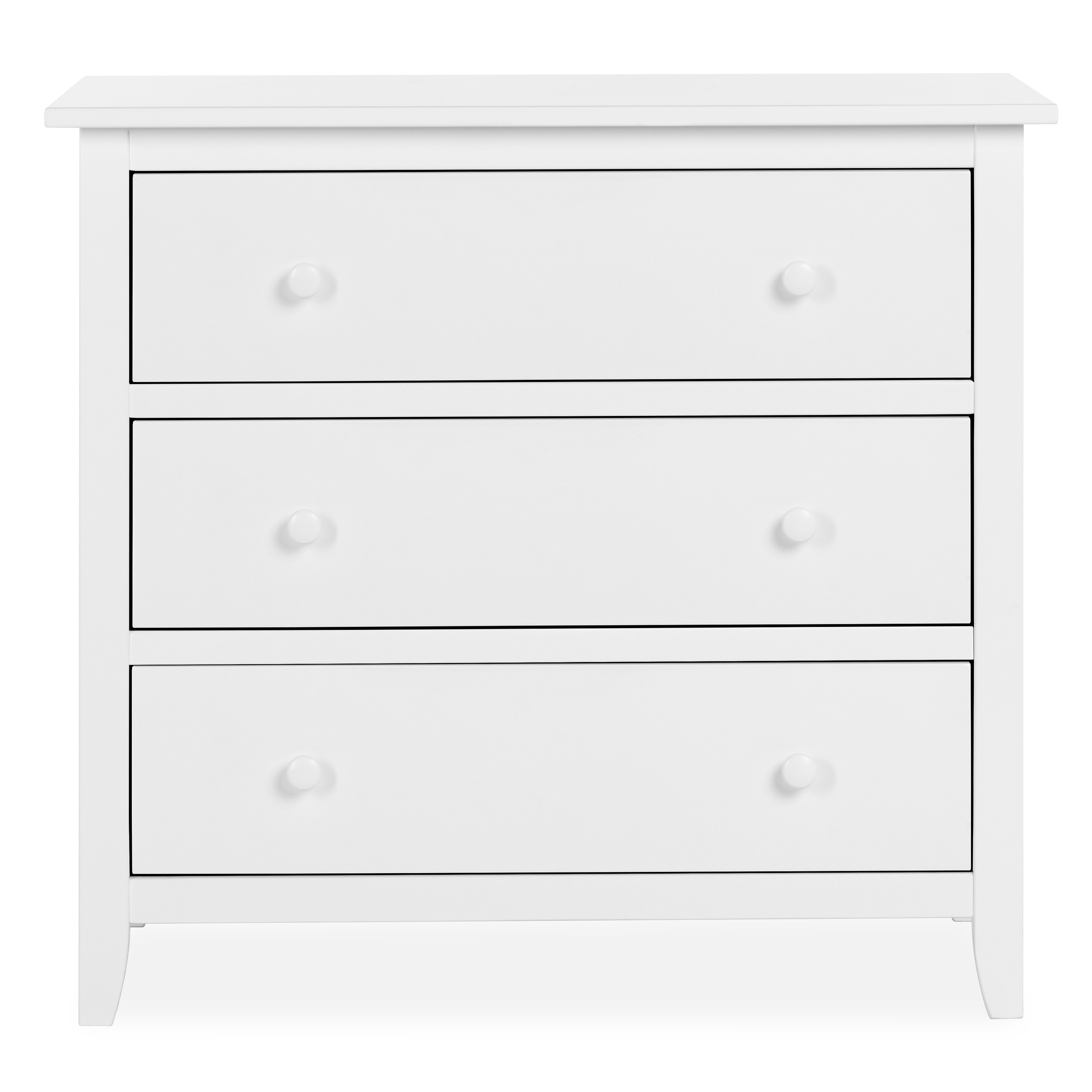 Dream On Me Universal 3 Drawer Chest, White