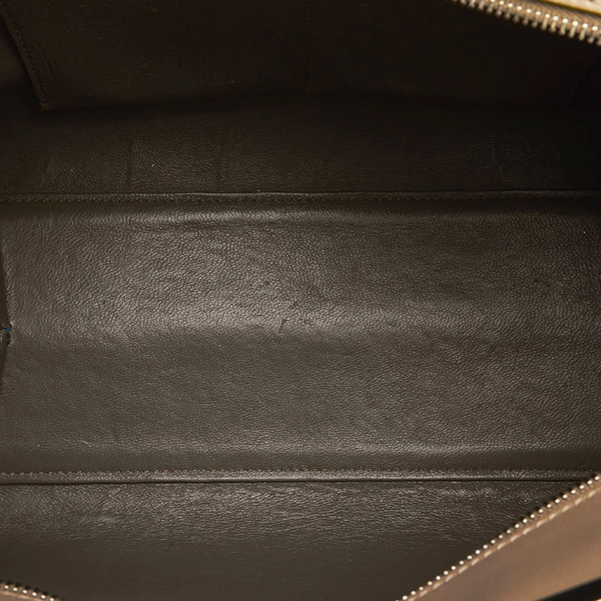 Pre-Owned Fendi Troisour handbag shoulder bag 8BH279 blue leather ladies FENDI (Fair)