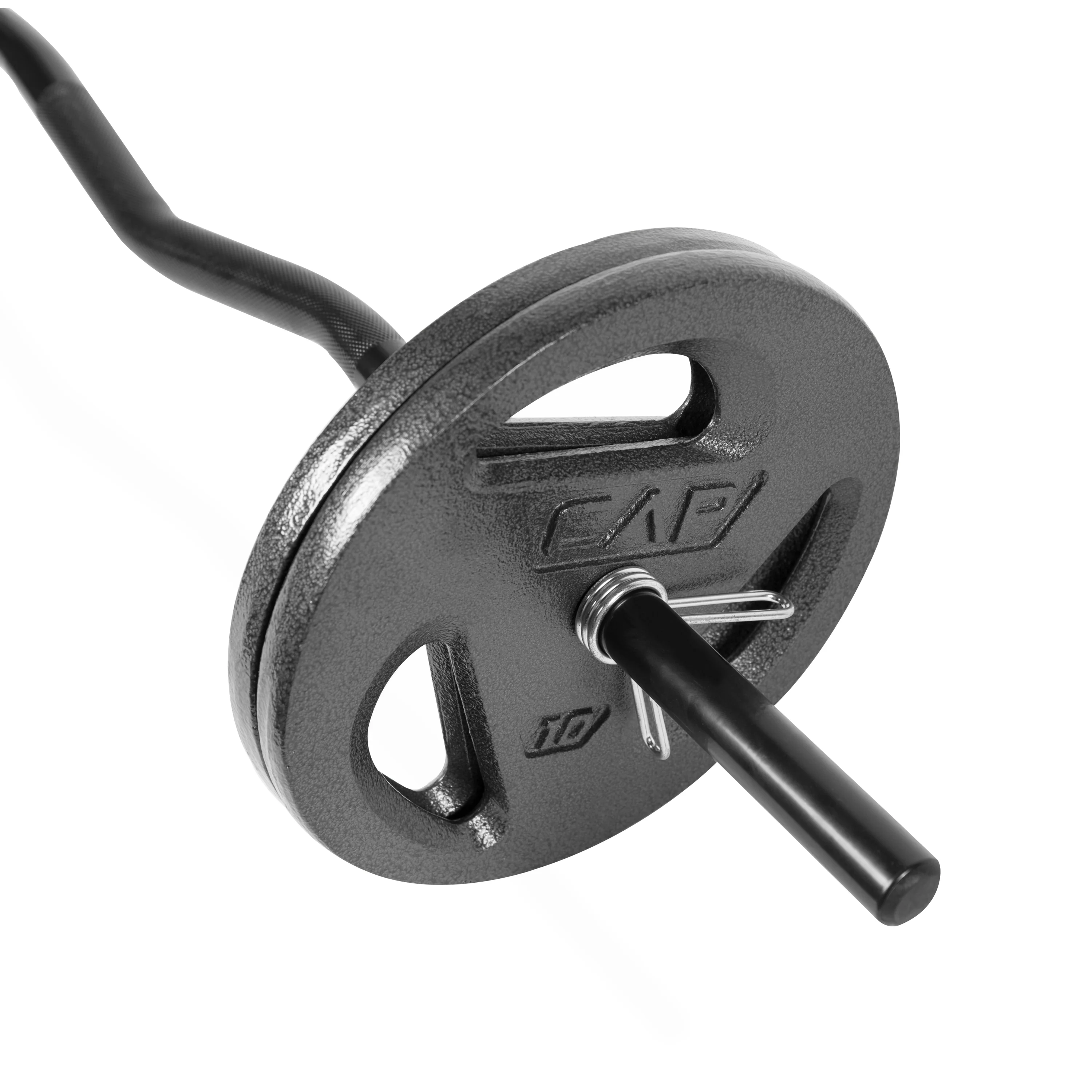 CAP Barbell Standard 1” Curl Bar and Dumbbell Handle Set