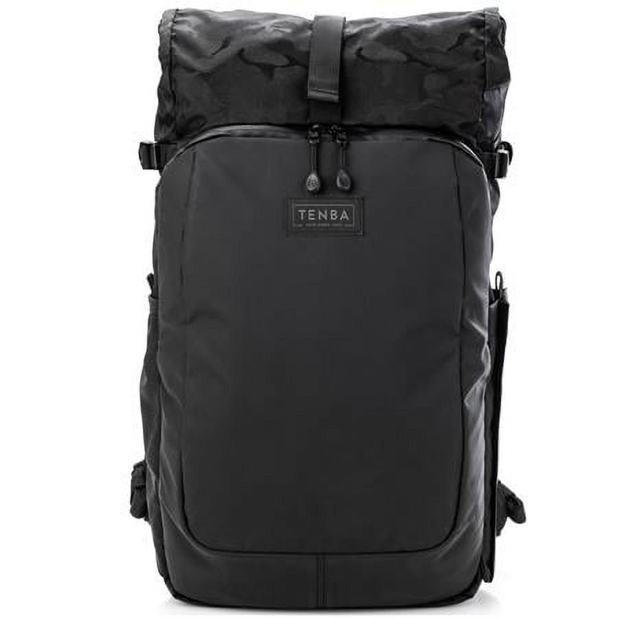 Tenba Fulton v2 16L All Weather Backpack for Mirrorless and DSLR cameras and lenses – Black/Black Camo (637-738)
