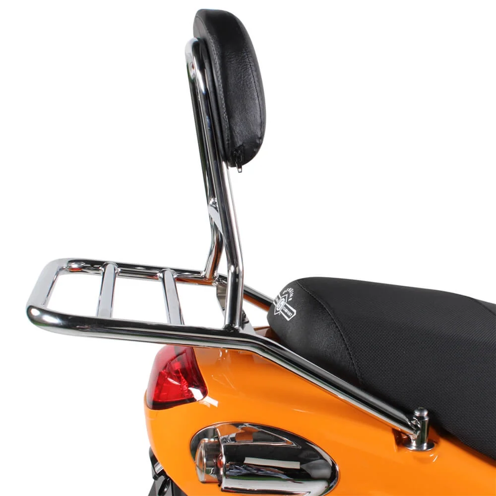 Prima Rear Rack (Backrest, Chrome); Genuine Buddy