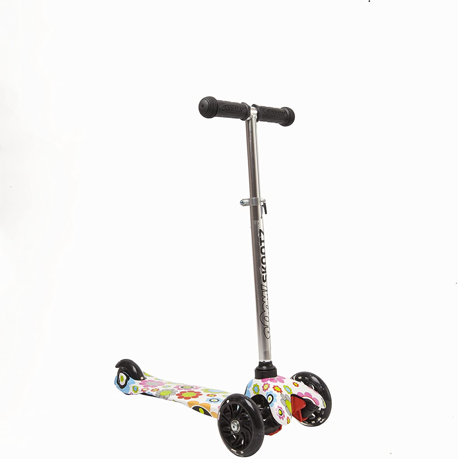 BOOMSkootz Deluxe 3 Wheel Flower MINI Scooter - Perfect for 2-5 Year Olds