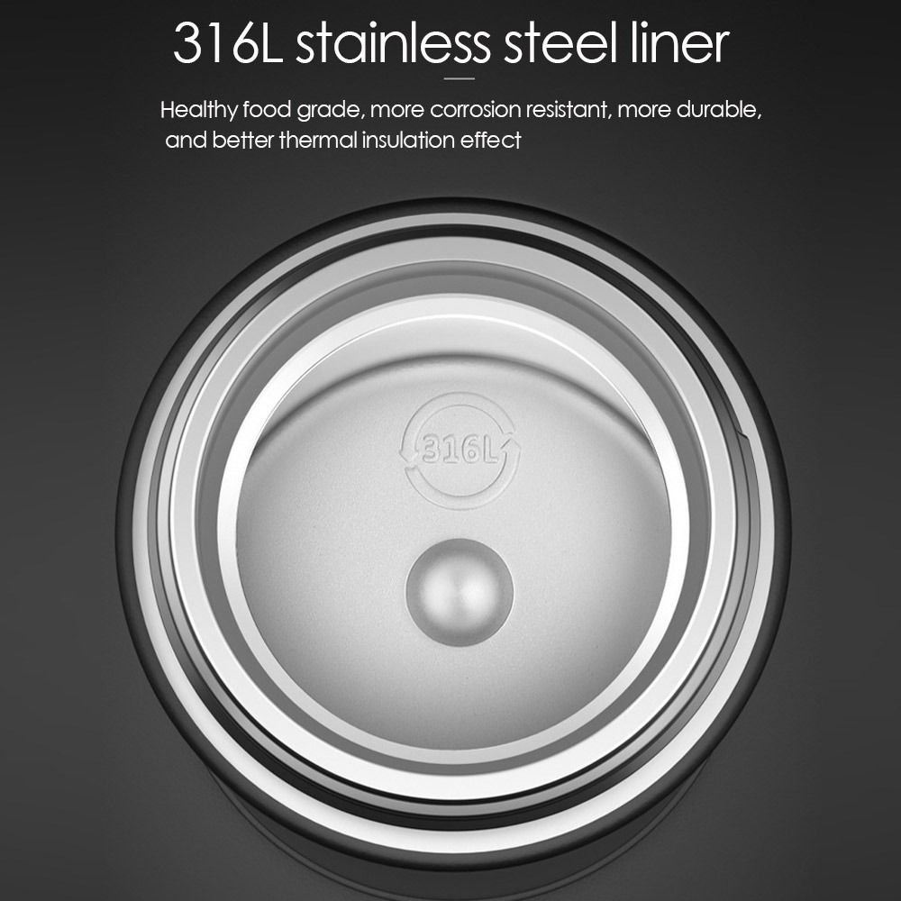 Drinkware Vacuum Flasks LED Display Miniature Water Bottle Premium Travel  Mug Tea and Water Separation Thermos Cup Intelligent Temperature Display BLUE