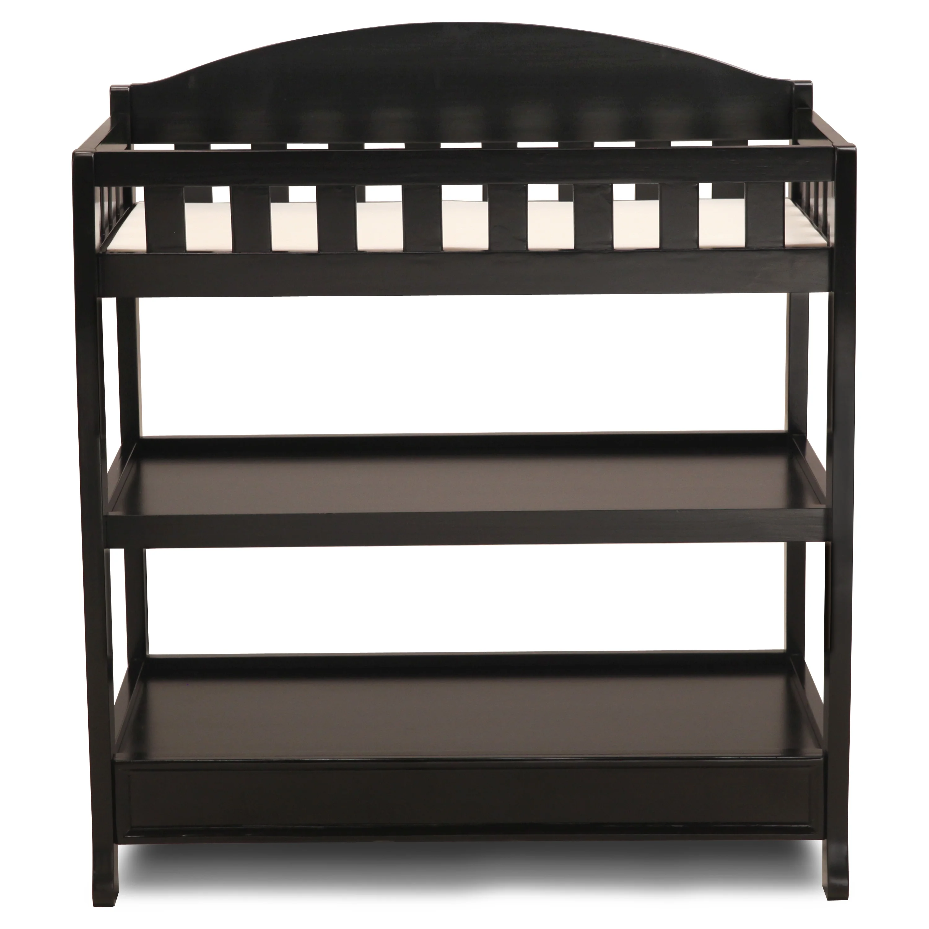 Delta Children Wilmington Changing Table with Pad, Black