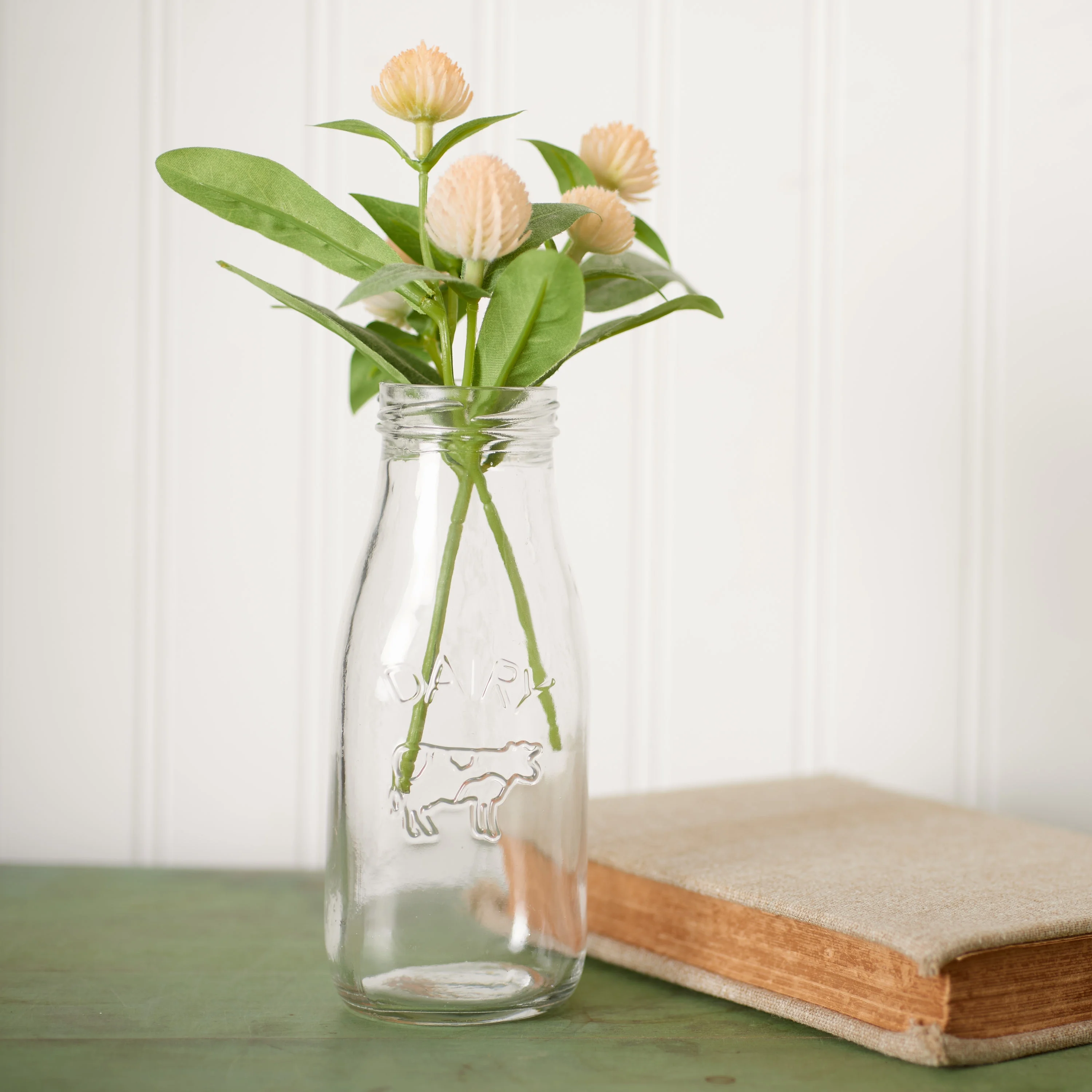 Leisure Arts Milk Glass Bottles 6.25