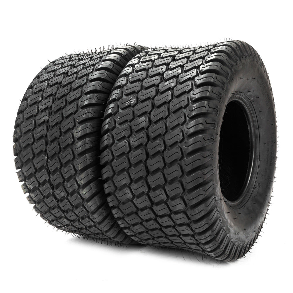 Zimtown Set of 2 18x9.50-8 Lawn Mower Golf Cart Turf Tires P322 4PR Garden Tires