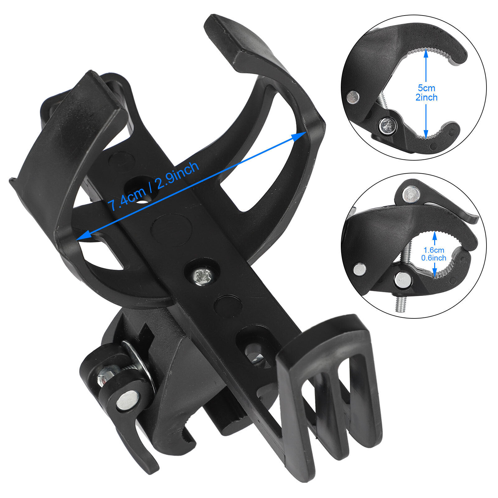 Bike Cup Holder Cycling Beverage Water Bottle Cage Mount Drink Bicycle Handlebar