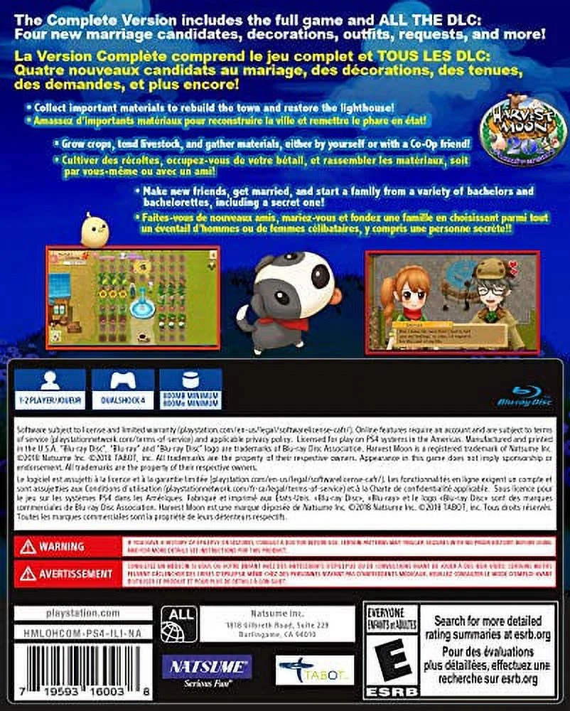 Harvest Moon: Light of Hope SE Complete - PlayStation 4