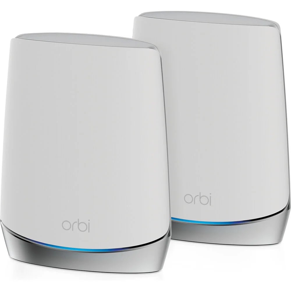Restored NETGEAR - Orbi AX4200 Tri-Band Mesh WiFi 6 System with DOCSIS 3.1 Cable Modem Router + 1 Satellite Extender, 4.2Gbps (CBK752) (Refurbished)