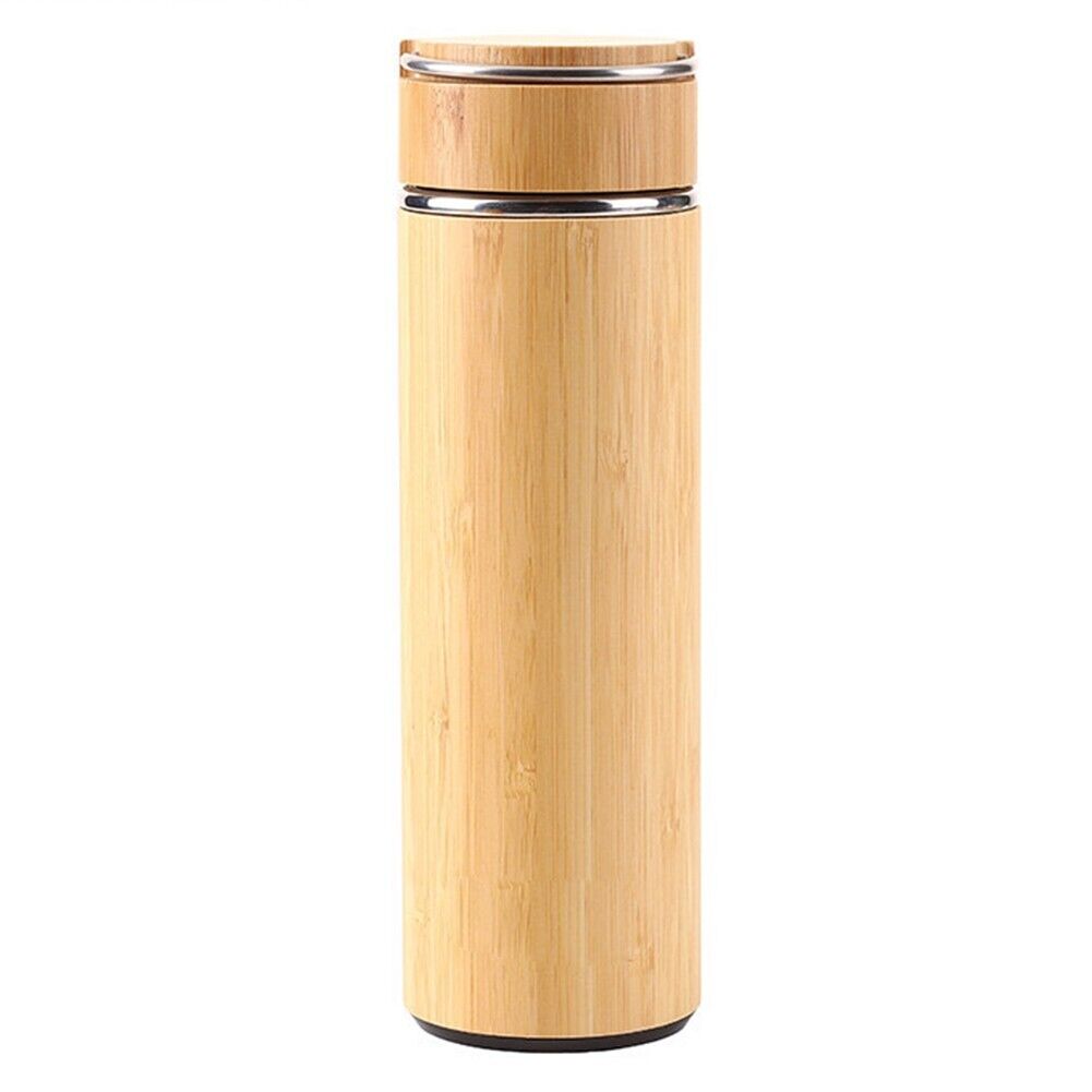 Yuri Water Bottle 1pcs Bamboo&Stainless Steel Leak Proof Non-Toxic High Quality