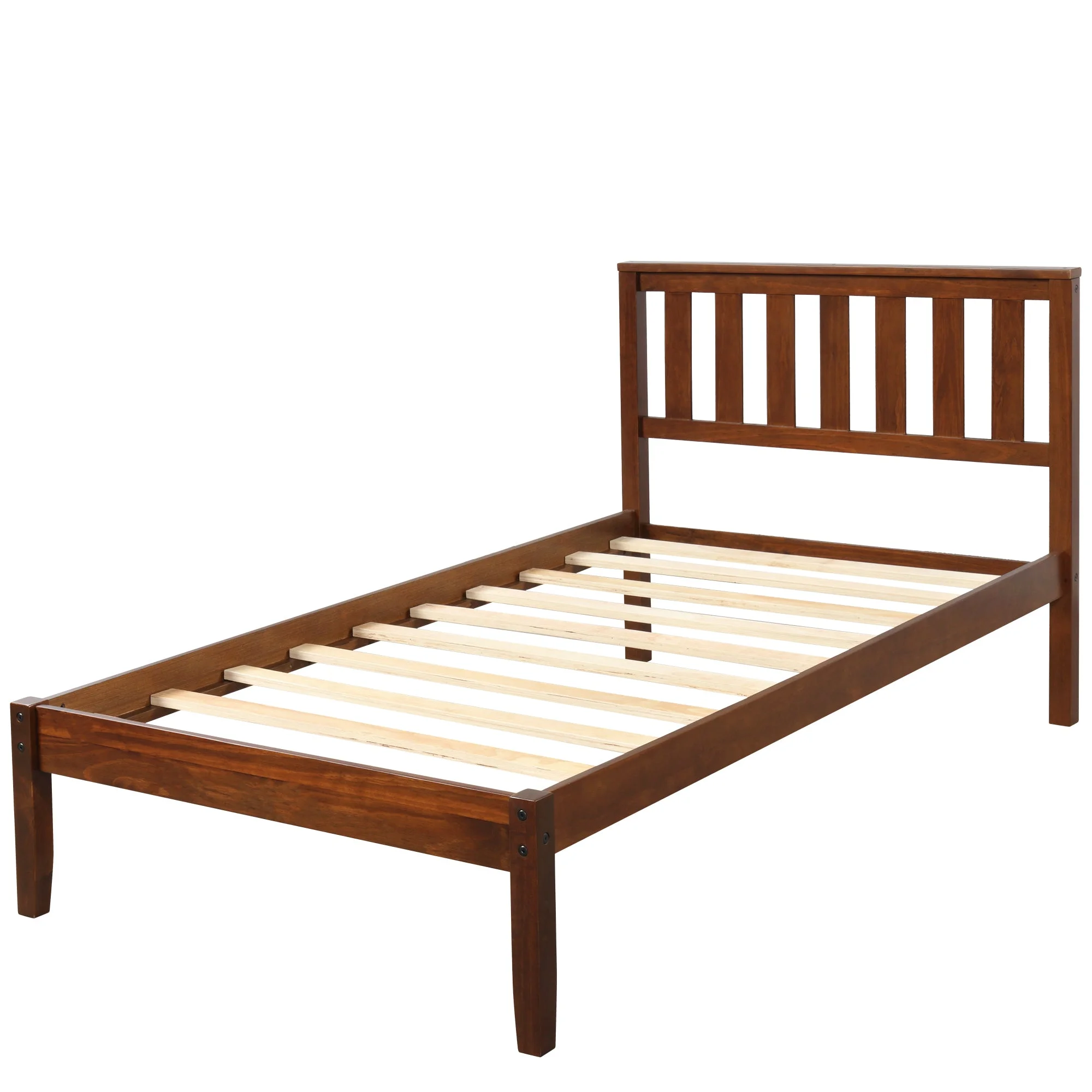 Walnut Dreamwood Twin Bed