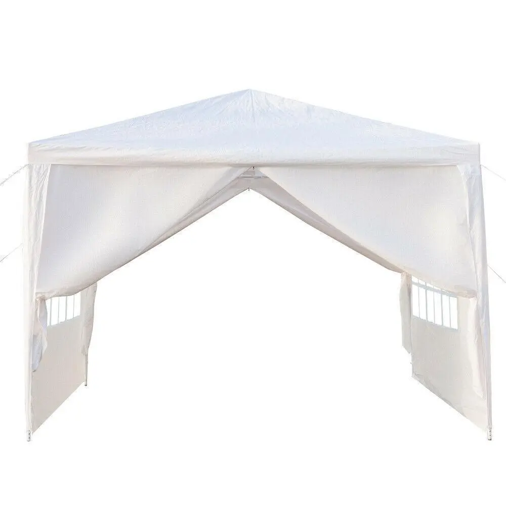 Party Canopy Tent Outdoor Gazebo Wedding Canopy 4 Removable Walls 10'x10'