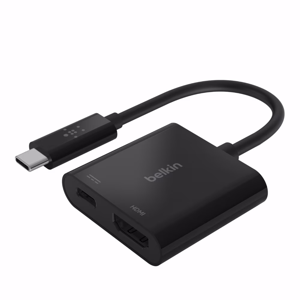 Belkin, BLKAVC002BKBL, USB-C to HDMI + Charge Adapter, 1