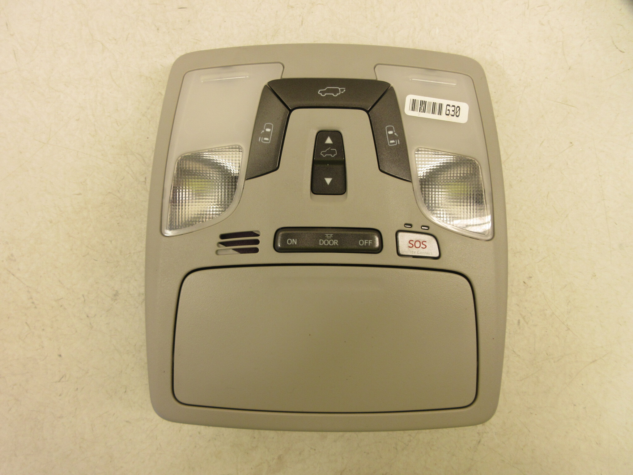 Pre-Owned 15-20 Toyota Sienna Roof Mounted Overhead Console OEM LKQ (Good)