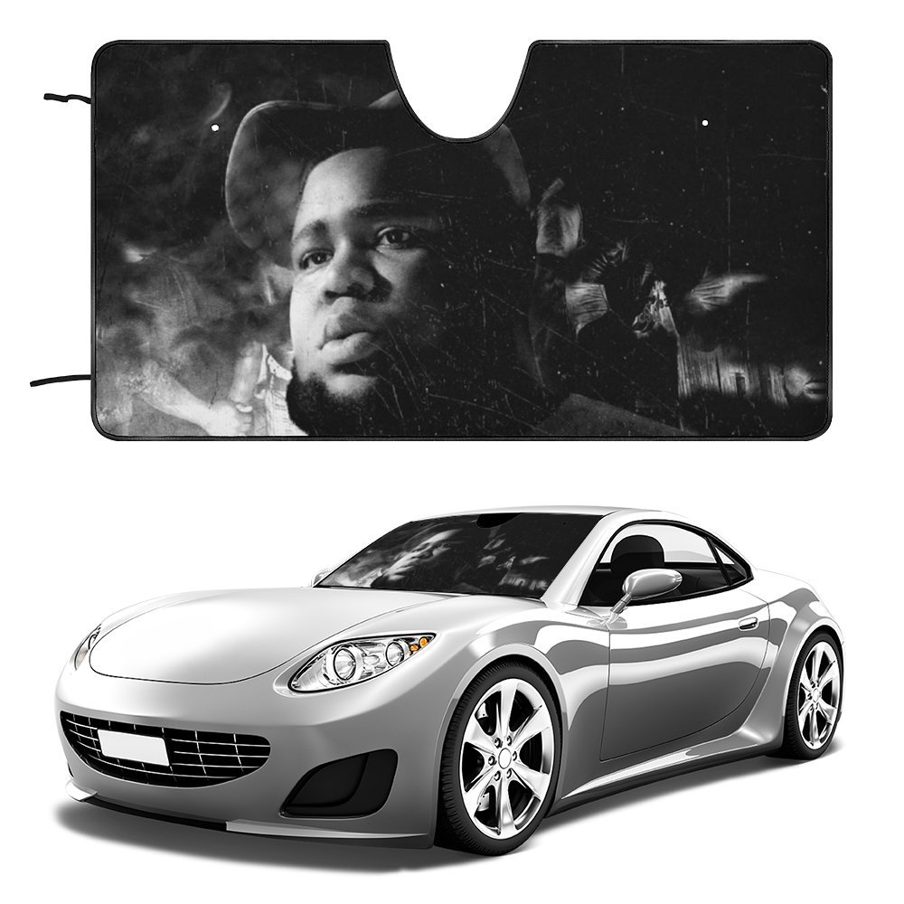 Rod Wave Car Windshield Sunshade Accessories Umbrella Foldable Reflective Sun Visor Front Window Cover Protector