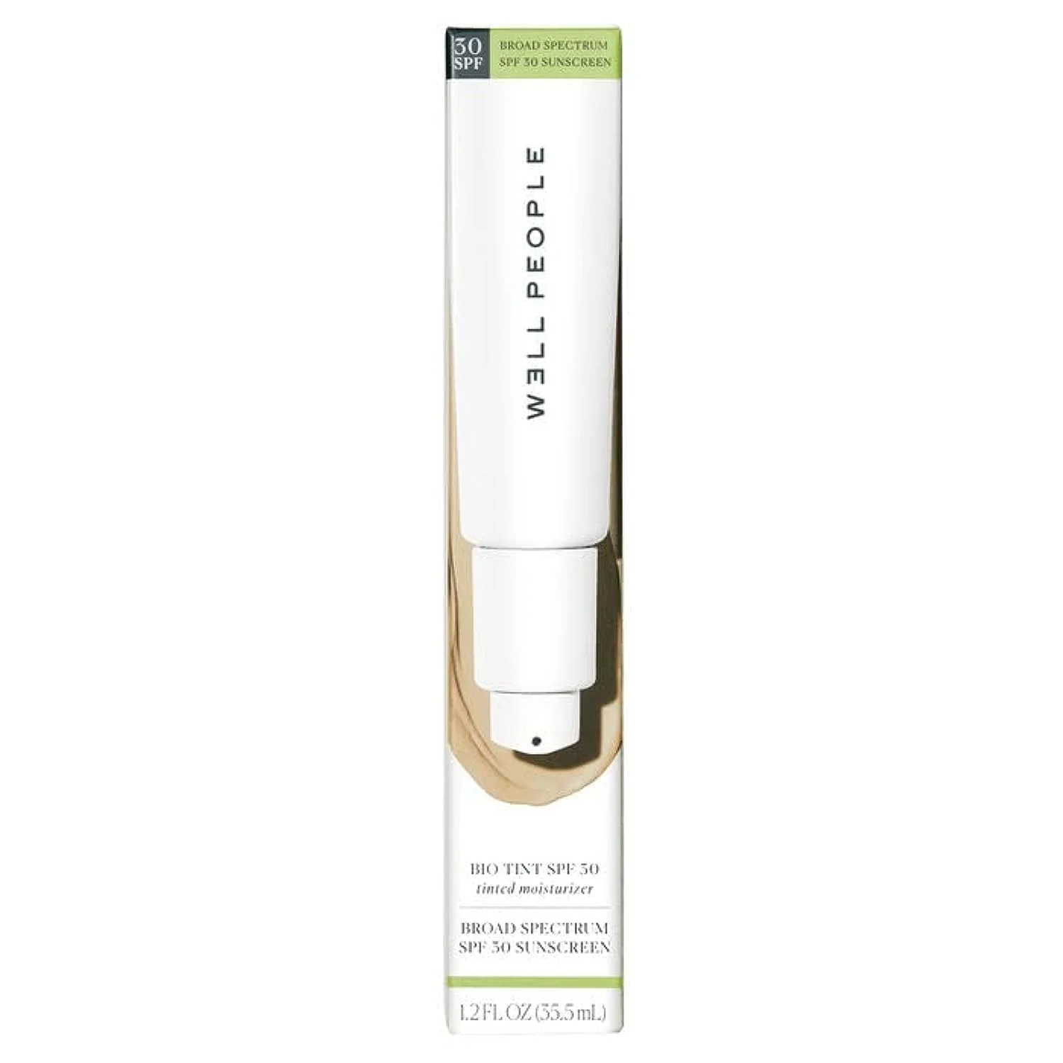 WELL PEOPLE - Bio Tint SPF 30 Tinted Moisturizer | Plant-Based, Cruelty-Free Clean Beauty (2W, 1.2 oz | 35 ml)