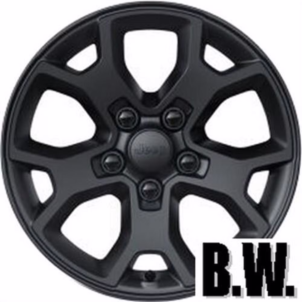 17x7.5 in Wheel for Jeep WRANGLER 2018-2022 Black Reconditioned Alloy Rim