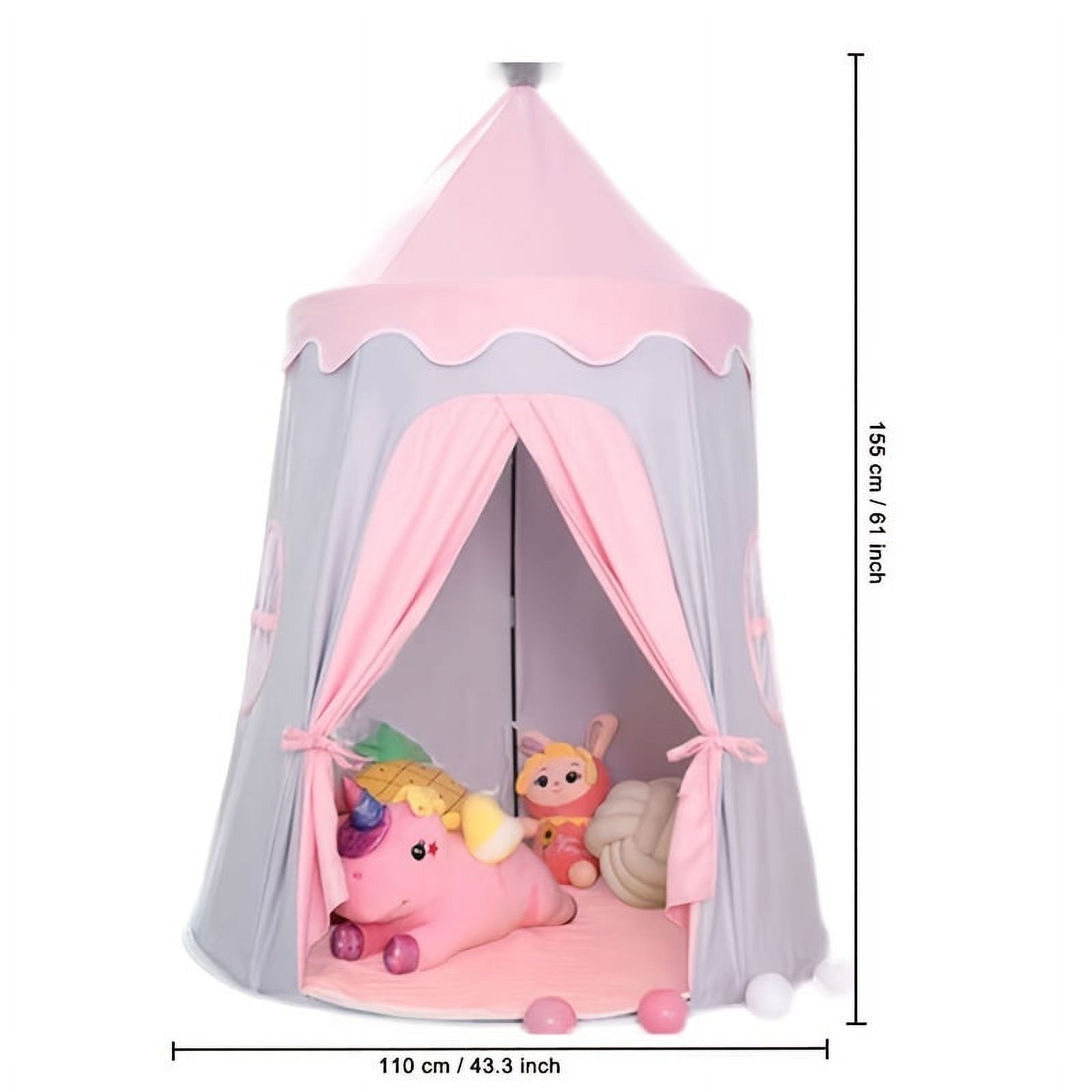 Create Magical Playtime with this Washable & Foldable Kids Teepee Tent - Perfect for Indoor & Outdoor Fun!