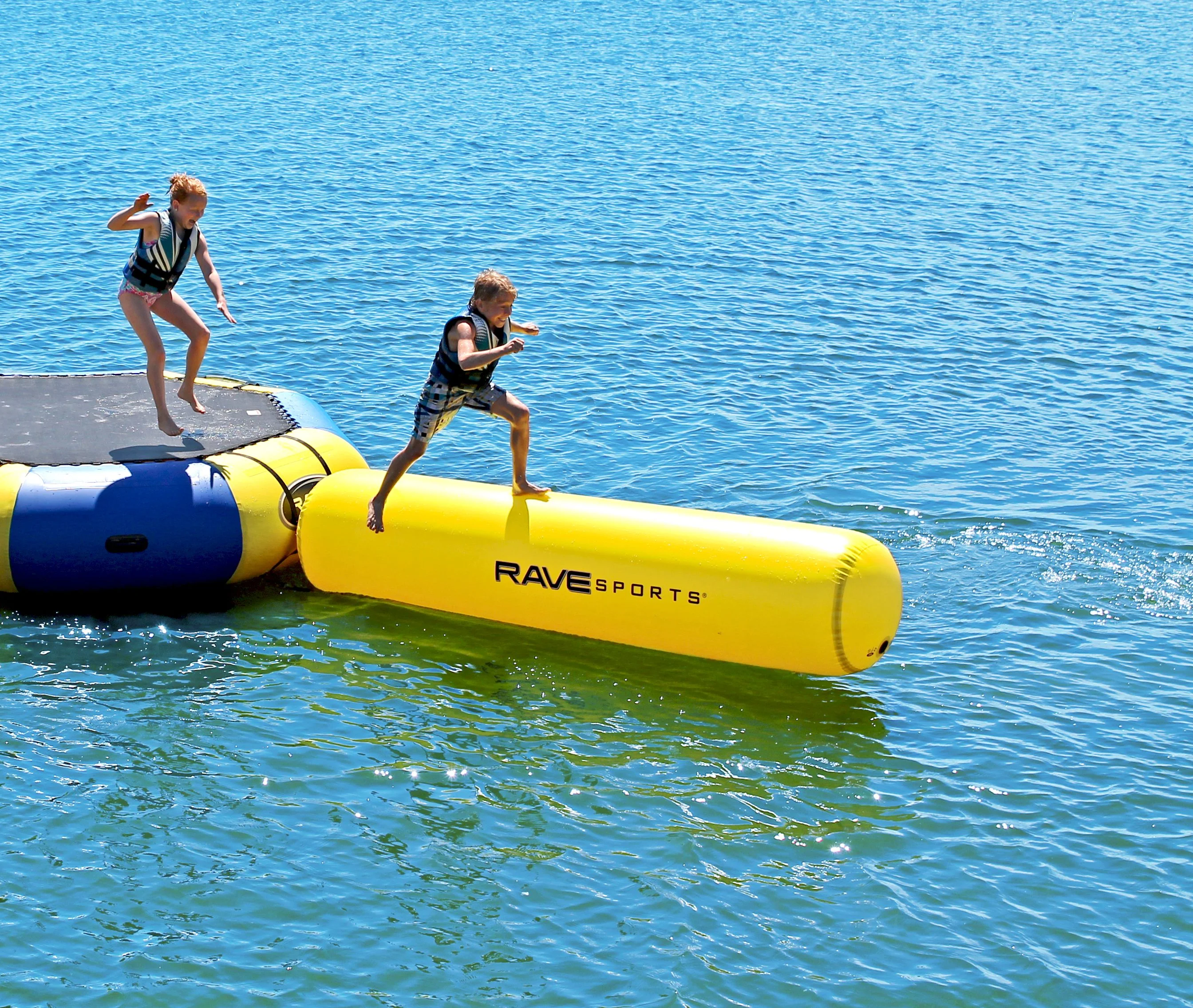 Rave Sports 02014 Aqua Log 10' Water Trampoline Attachment with Warranty