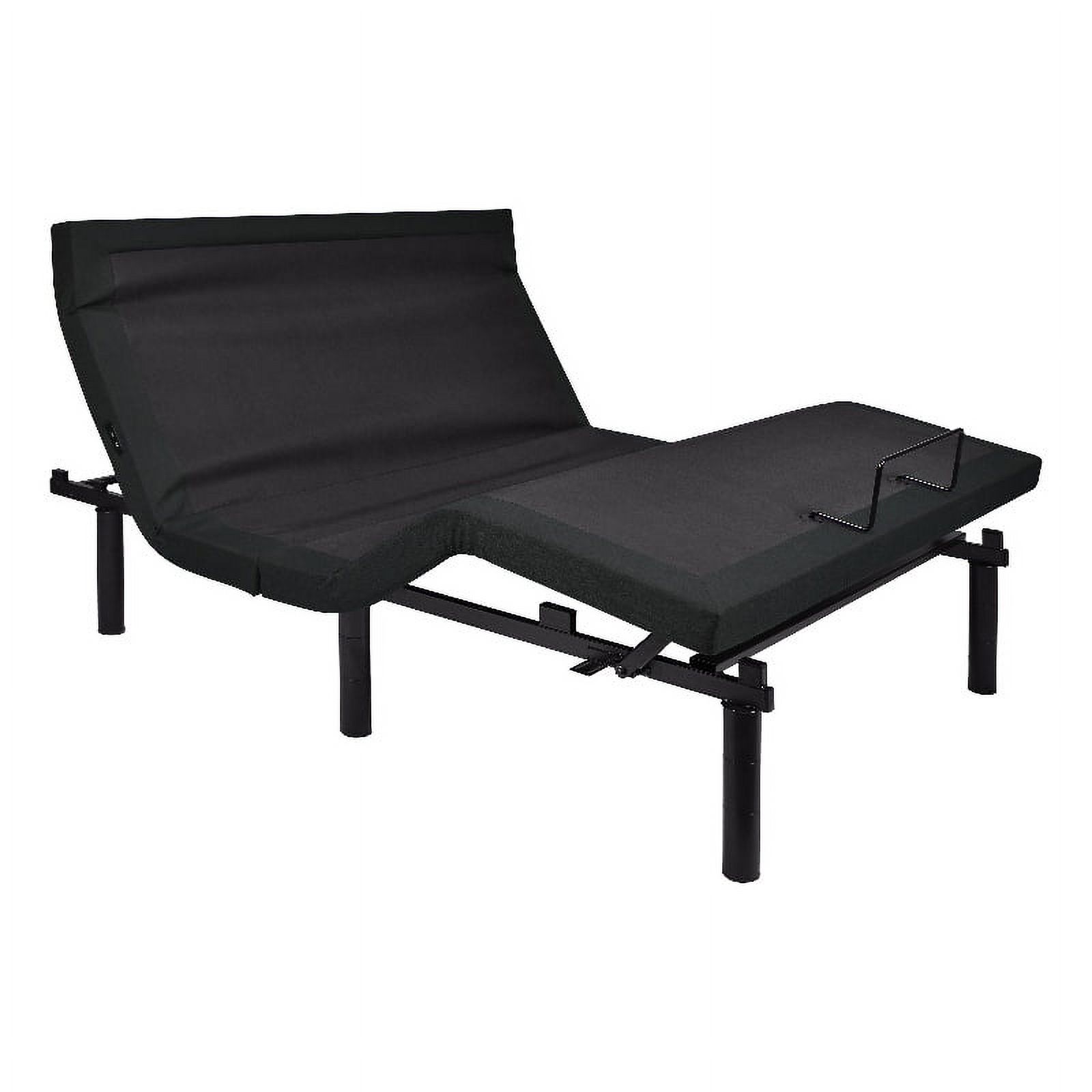 Patz Metal Black 3 Motor Twin XL Adjustable Bed with USB Outlet & Dual Massage