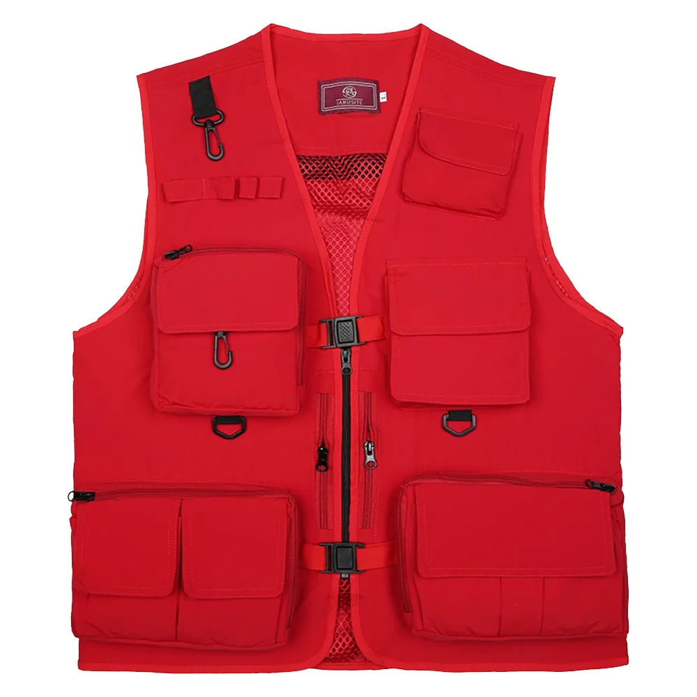 Fishing Photography Vest Summer Multi Pockets Mesh Jackets Quick Dry Waistcoat