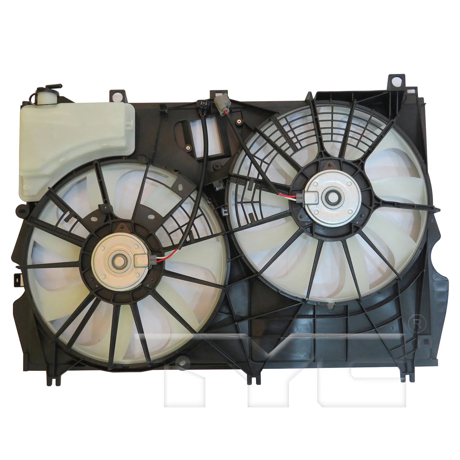 TYC 624180 Dual Radiator And Condenser Fan Assembly Fits select: 2016-2020 LEXUS RX