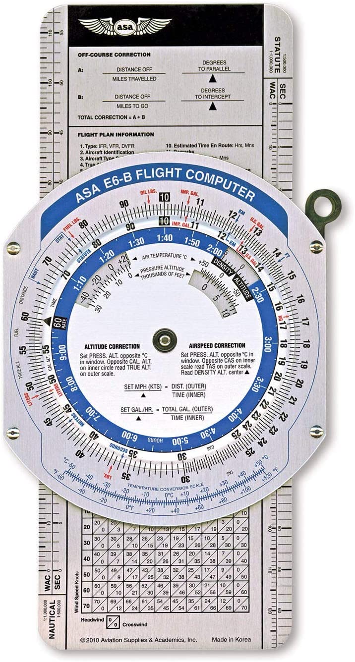 ASAs Color E6B Flight Computer
