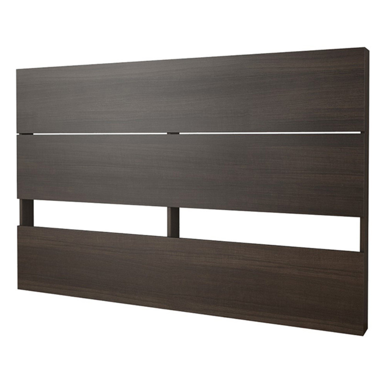 Nexera Queen Bed with Headboard Set #402009, Ebony-Finish:Ebony