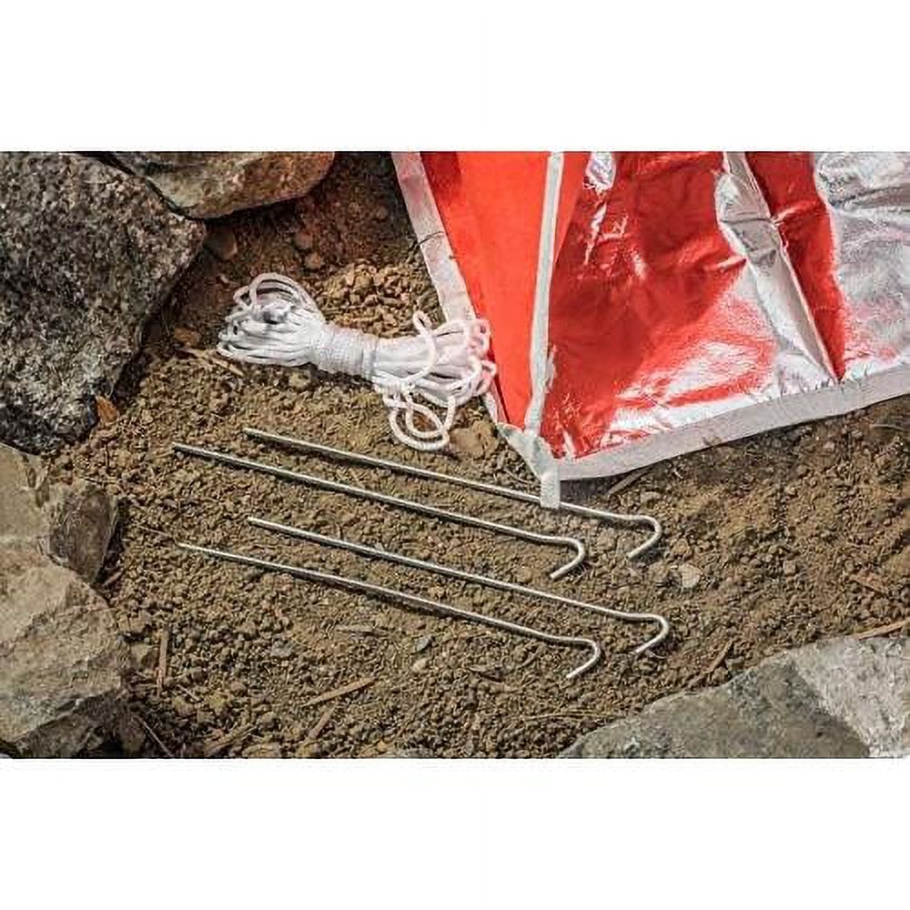 Emergency Outdoor Tube Tent With Steel Tent Pegs - ET3683