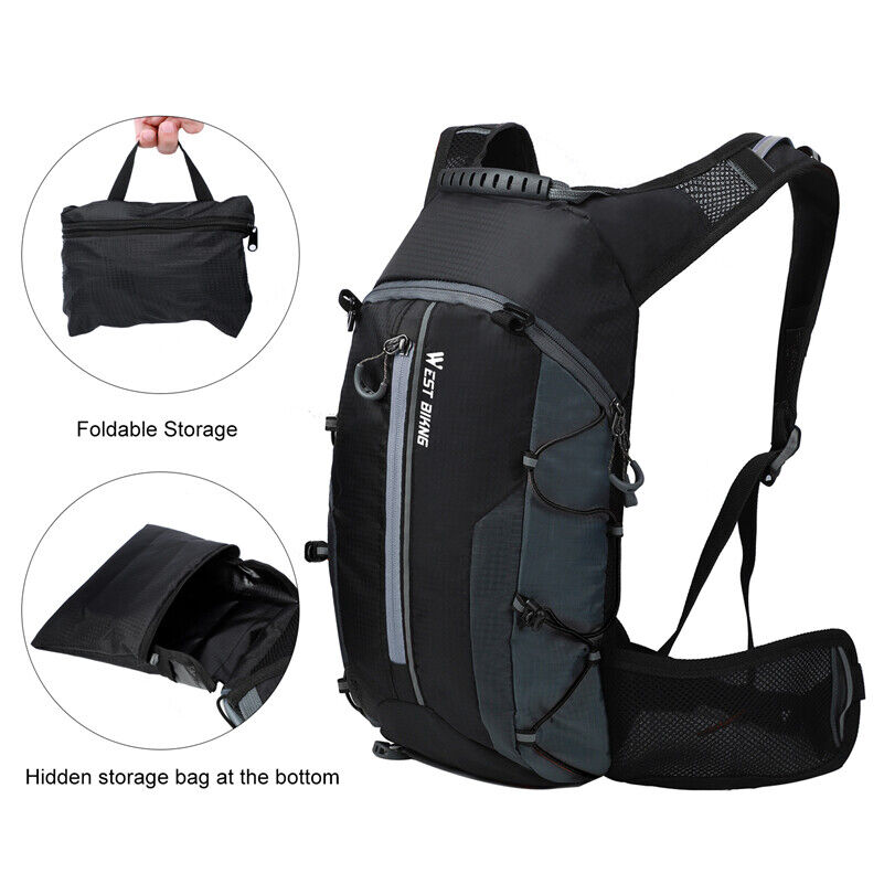 Outdoor Bike Bags 10L Portable Waterproof Cycling Water Bag Climbing Backpack