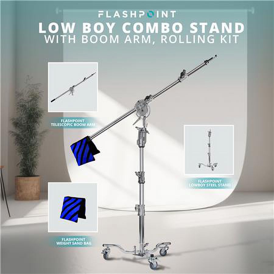 Flashpoint 3.8' Lowboy Steel Stand, with 86