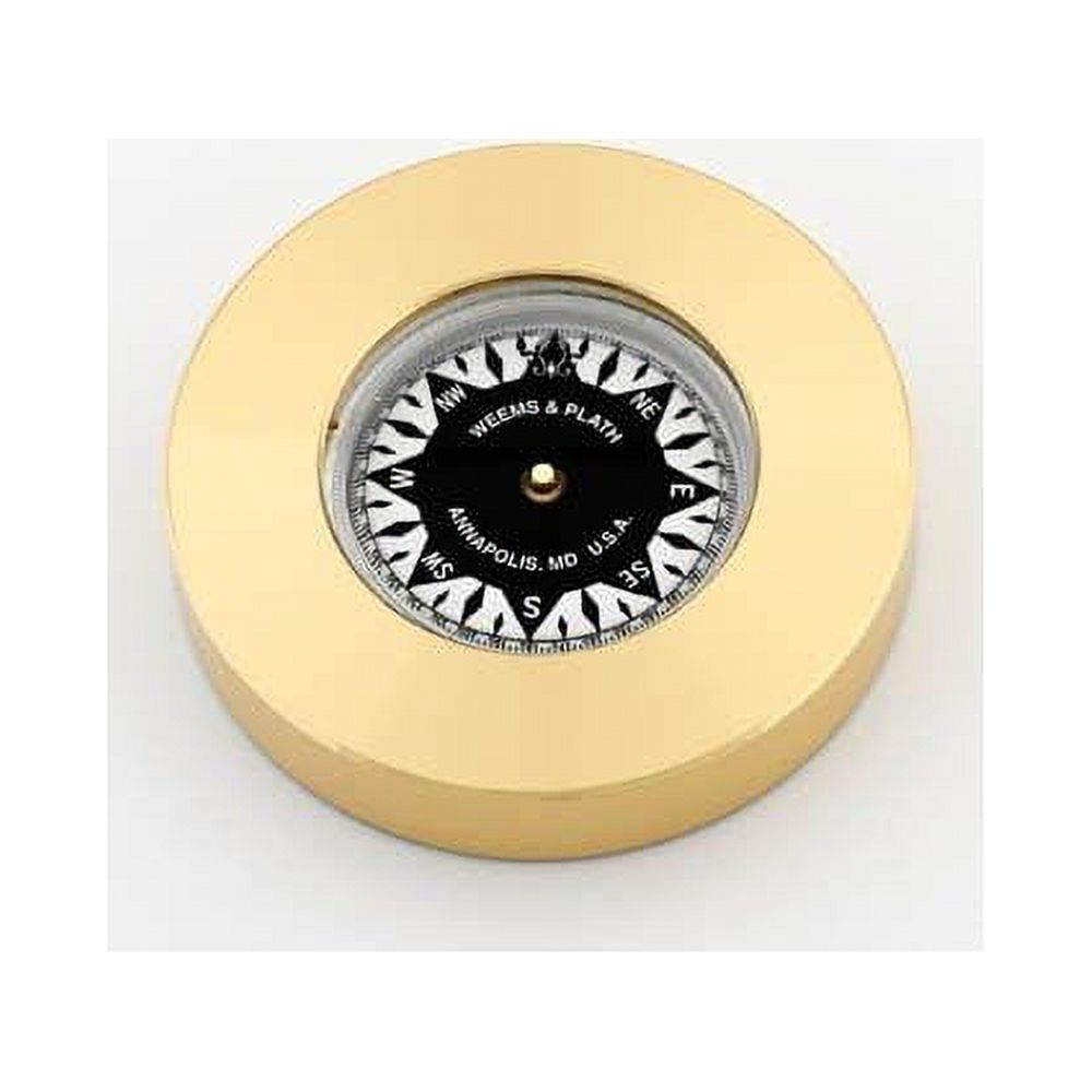 marine navigation compass chart weight (brass)
