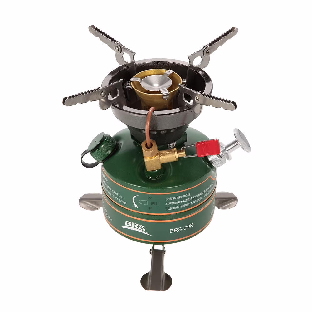 BRS Integrated Gasoline Camping Stove Compact Design for Cooking