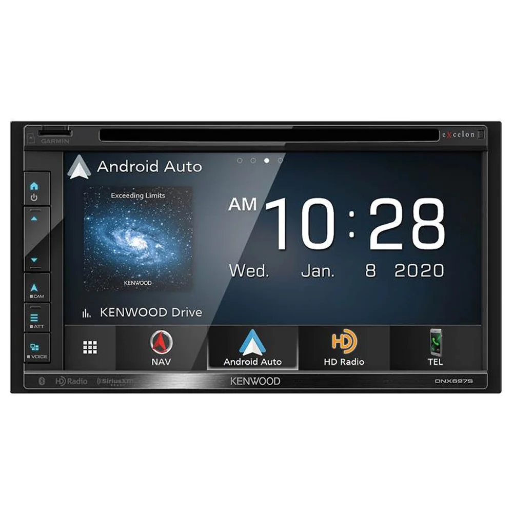 New Kenwood DNX697S Navigation DVD Receiver & CMOS-130 Universal Rear View Camera