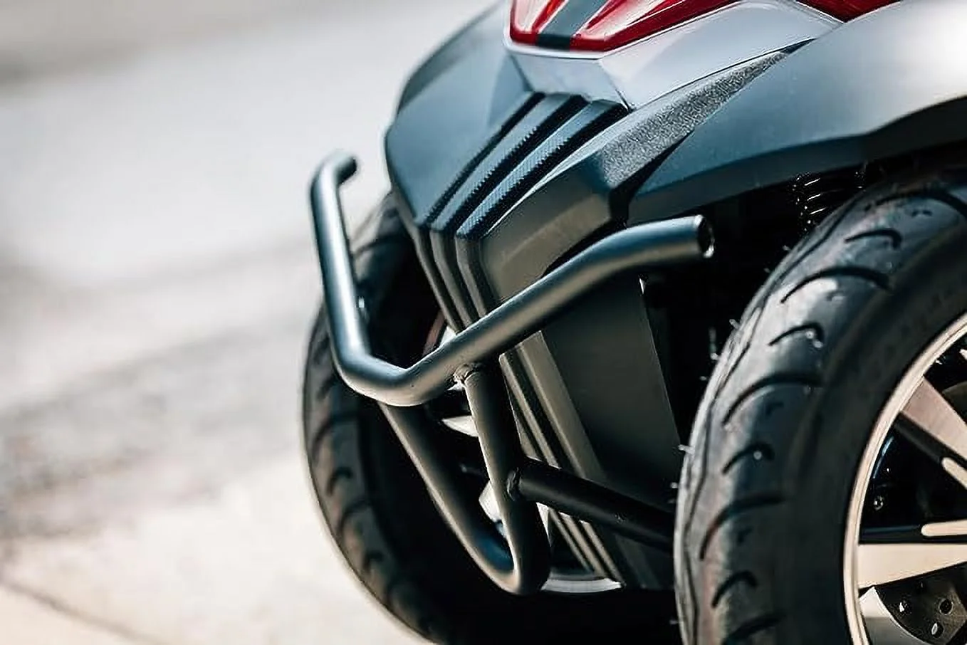 Pride Mobility Baja Raptor 2 4-Wheel Recreational Scooter with Extended Warr (Matte Black with Pink Insert)