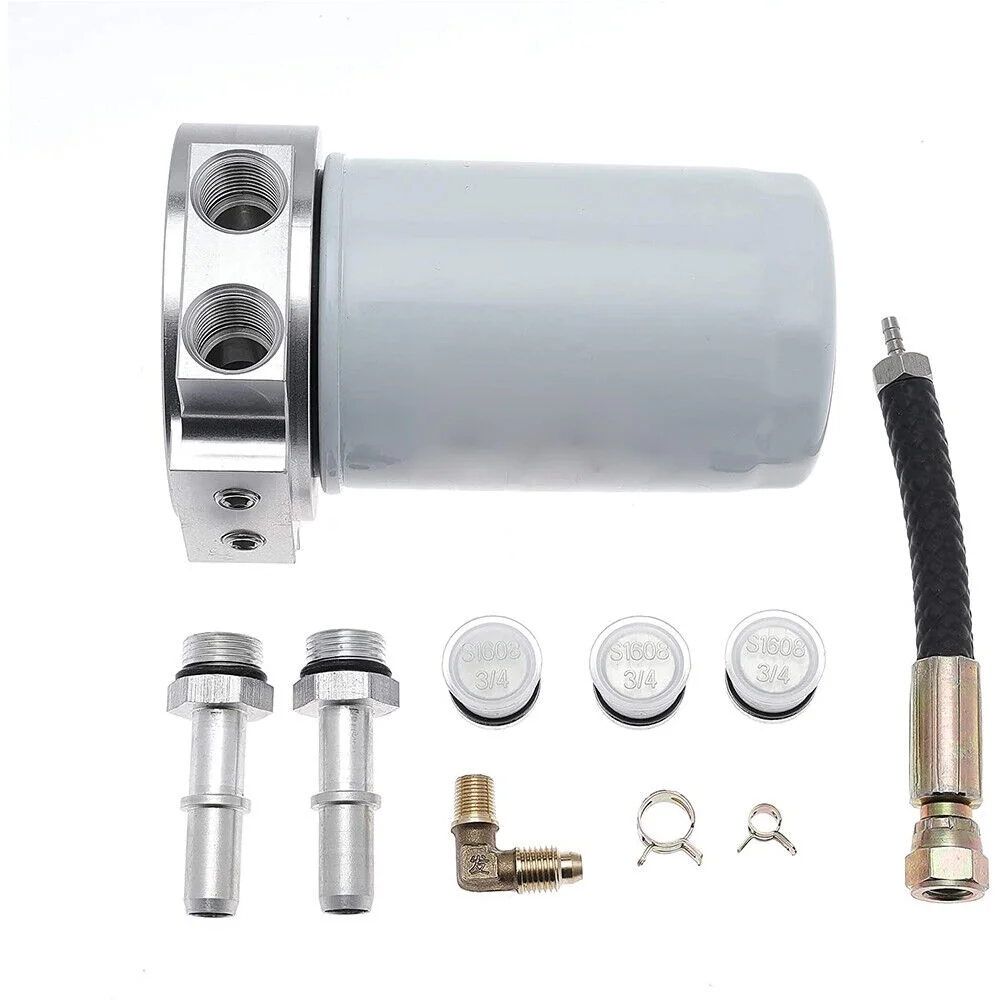 LisFaxbo 121003 Fuel Filter Conversion Kit For 2011-2020 Ford F250 F350 F450 F550 6.7L Powerstroke Diesel Replaces BF7967 33393