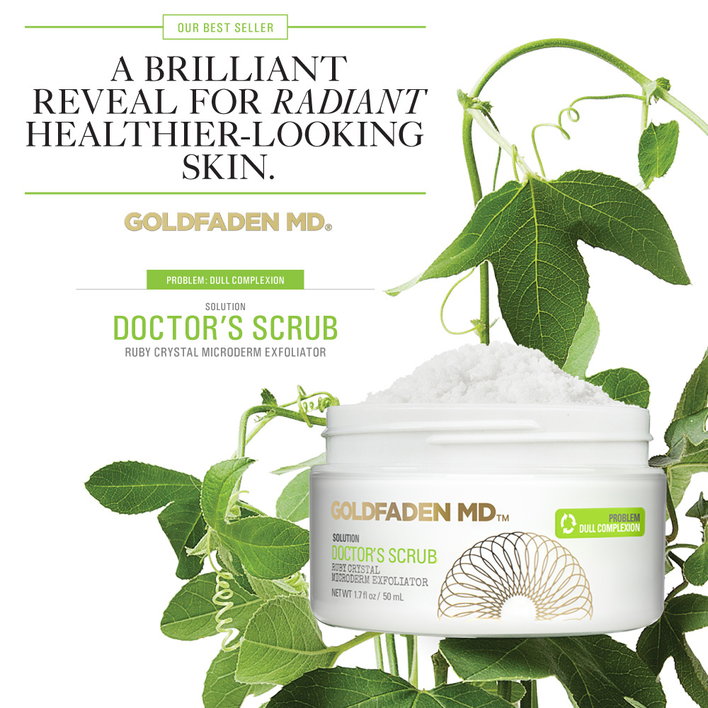 Goldfaden MD Doctor's Scrub Ruby Crystal Microderm Exfoliator, 1.7 fl oz