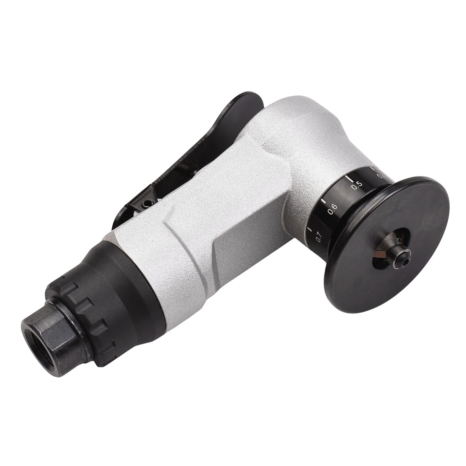 Tomshoo Pneumatic Chamfering Machine 14 Inch Air Inlet Portable Hand Chamfering Tool with Adjustable Depth for Wood Metal Trimming Deburring Linear Rounded Corners