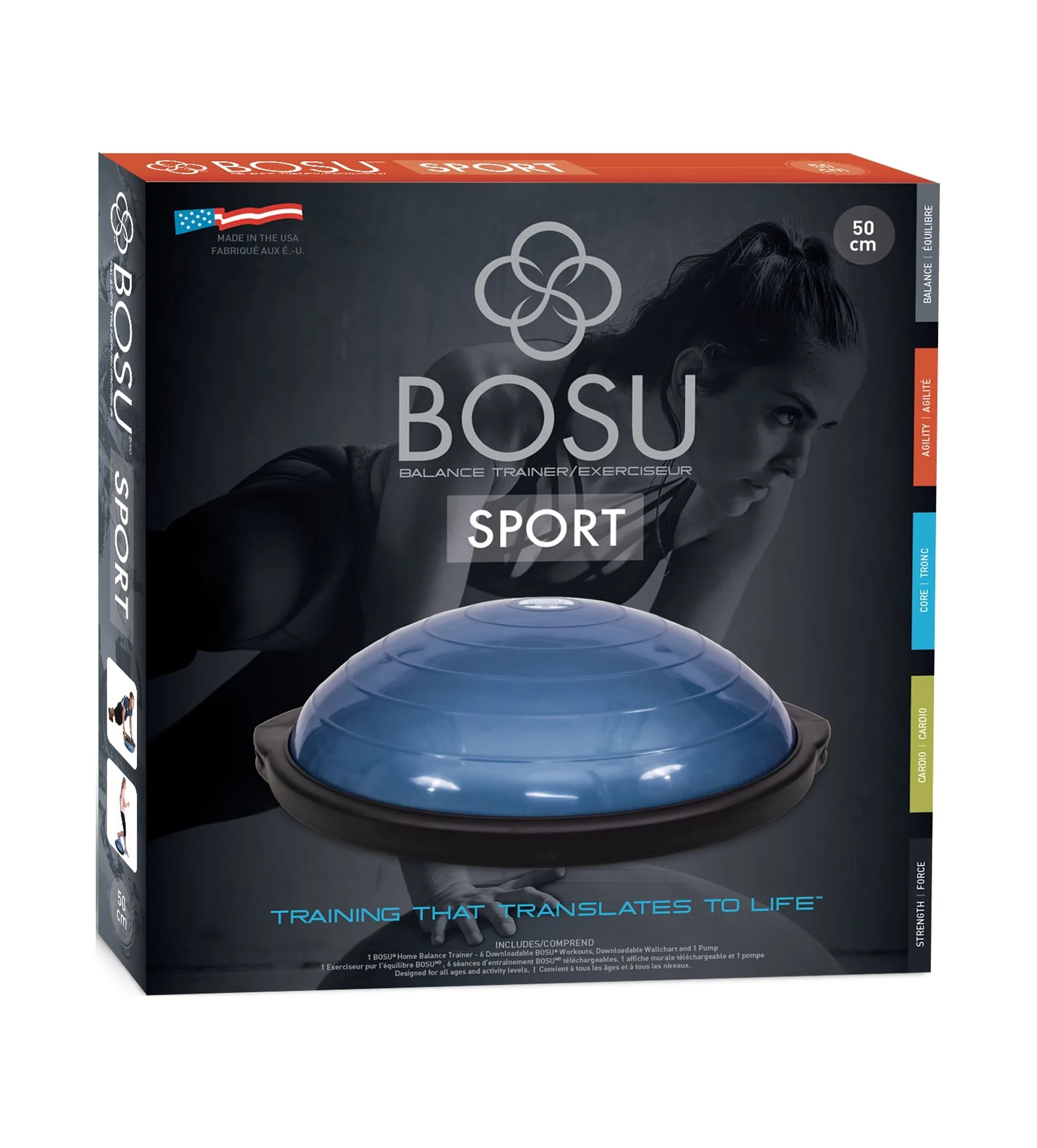 BOSU Sport 50 cm Balance Trainer (Travel Size)
