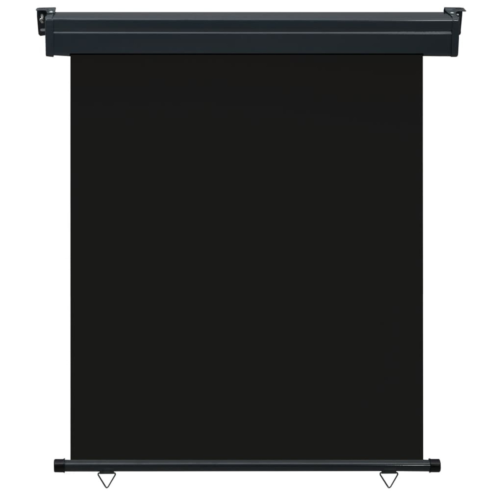 Anself Balcony Side Awning Window Screen Black for Porch, Deck, Backyard, Carport, Window 55.1 x 98.4 Inches (W x L)