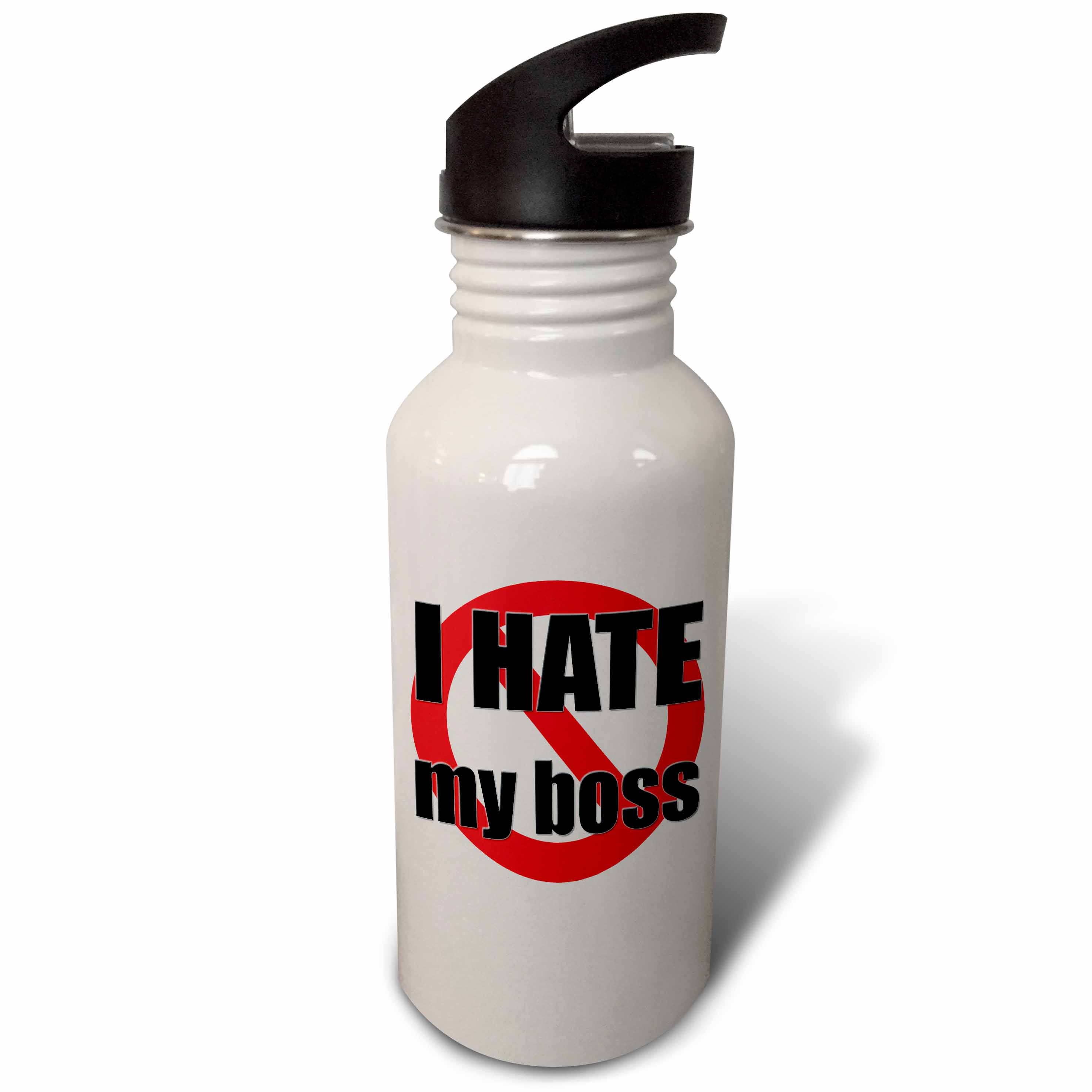 I hate my boss, 21 oz Sports Water Bottle wb-173349-1