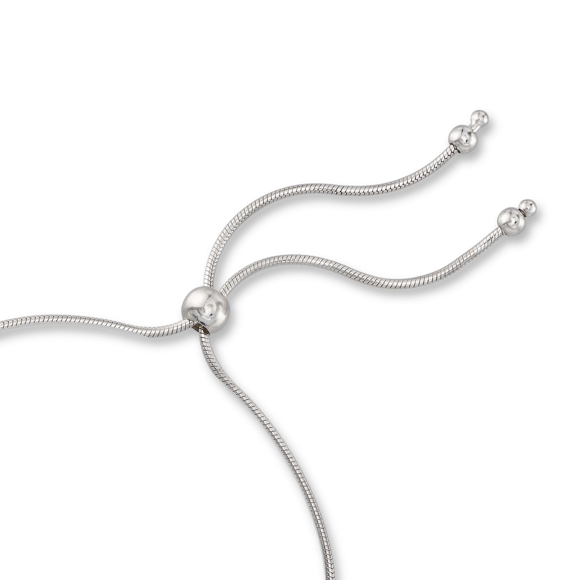 Ross-Simons 1.90 ct. t.w. Sky Blue Topaz Byzantine Bolo Bracelet in Sterling Silver, Women's, Adult