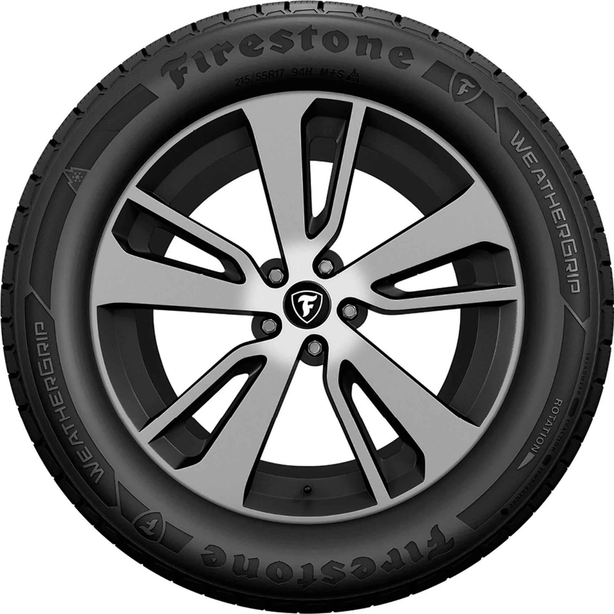 Firestone Weathergrip All Weather 235/65R16 103T Passenger Tire Fits: 2005-09 Honda Odyssey EX-L, 2010 Honda Odyssey NHL SE